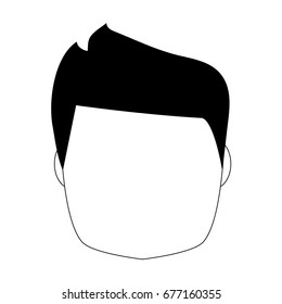 head of man avatar icon image