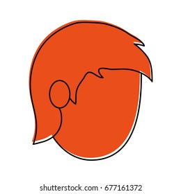 head of man avatar icon image
