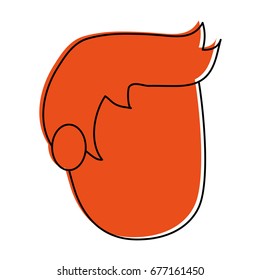 head of man avatar icon image