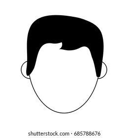 head of man avatar icon image 