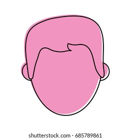 head of man avatar icon image 