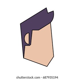 head of man avatar icon image 