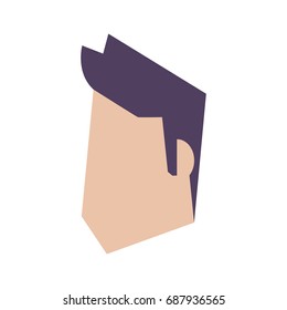 head of man avatar icon image 