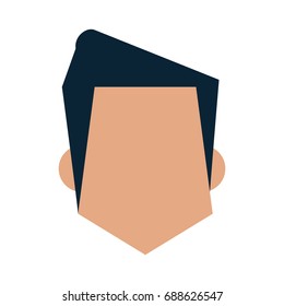 head of man avatar icon image 