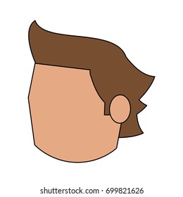 head of man avatar icon image 