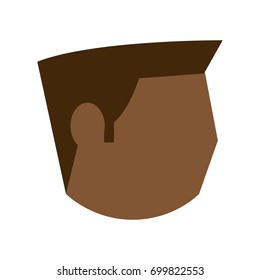 head of man avatar icon image 