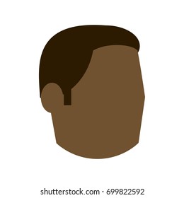 head of man avatar icon image 