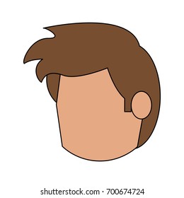head of man avatar icon image 