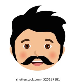 head man character icon