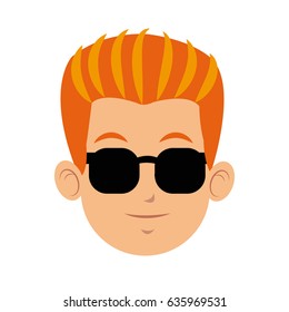 head man face character image