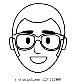 head man with glasses avatar