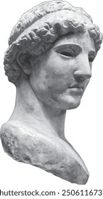 Head of a man from Greek Mythology. 