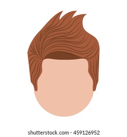 head man  isolated icon design, vector illustration  graphic 