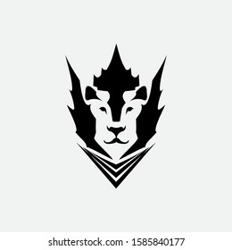 head mascot of lion king