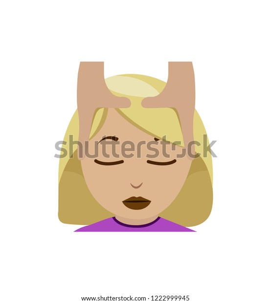 Head Massage Emoji Flat Design Vector Stock Vector (Royalty Free) 1222999945 Shutterstock