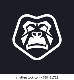 head monkey vector