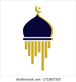 Head of Mosque Vector Illustration For Eid Mubarak Design