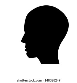 head object. vector illustration.