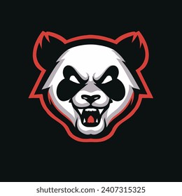 Logotipo de juego de panda