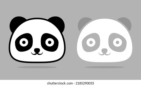 head panda icon. animal sticker in vector illustration.