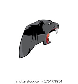 head Panthers vector illustration art