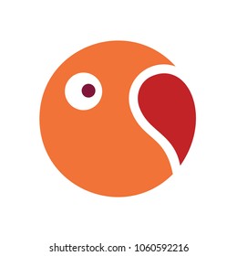 Head Parrot Logo template