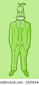 head pear man