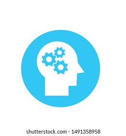 head people icon design vector in white background