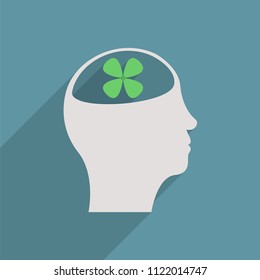In the head of a person Clover