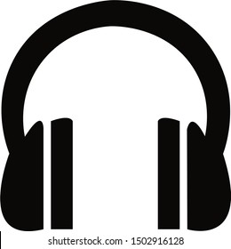 head phone icon for any kind of graphic work