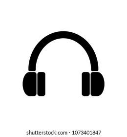 head phone icon vector