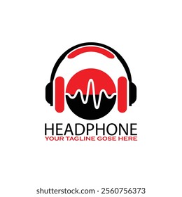 Head Phone Logo Template Design