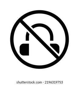 Head Phone Restriction Vector Icon 