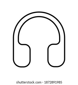 Head Phone simple line icon