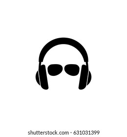 Head phone theme illustration X