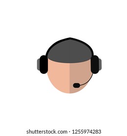 head phones icon logo