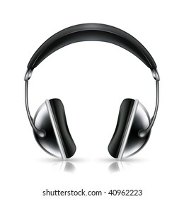 Head phones, vector icon