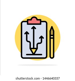 Head, Plan, Strategy, Tactics, Think Abstract Circle Background Flat color Icon