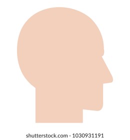 head profile human icon