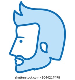 head profile man avatar character