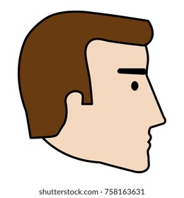 head profile man avatar character