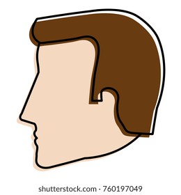 head profile man avatar character
