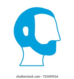 head profile of man icon