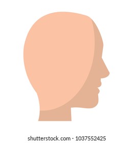 head profile silhouette icon image vector illustration design 