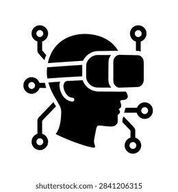 A head in profile wired with circuit lines, meant to suggest digital thinking