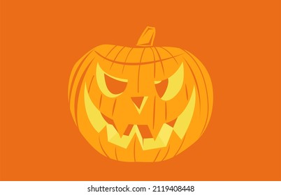 head pumpkin halloween  design