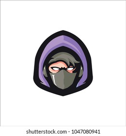 Head Purple Hoodie E Sport Logo