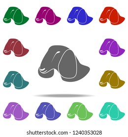 head of ram silhouette icon. Elements of animals in multi color style icons. Simple icon for websites, web design, mobile app, info graphics