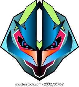 Head Robot illustration vector art,Background, wallpaper, logo,symbol