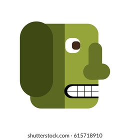 head robot isolated icon